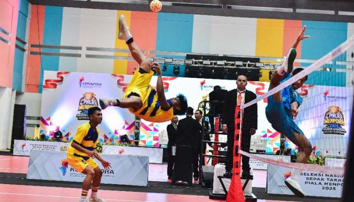 Seleknas Sepak Takraw Piala Menpora Untuk SEA Games Resmi Digelar